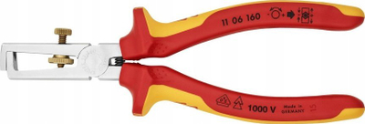 Klesta për zhvesh kabllo Sthor S0022J, 160mm, të izolume 1000V, portokalli