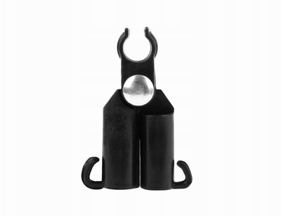 Lidhës maja rregullues Geko G72141, për tyçka 11mm, set 4 copë, i zi