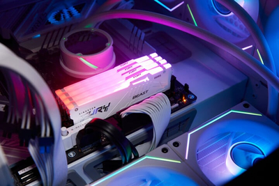 Modul i memories Kingston Fury Beast White RGB 32GB DDR5 5600 CL36, AMD EXPO