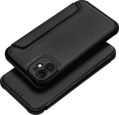 Futrola за телефон Razor Book Case за iPhone 11, еко кожа, со џеб за картички, црна