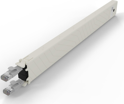 Kasetë kabllosh PATCHBOX .one, 8RU, STP Cat 6a, gri