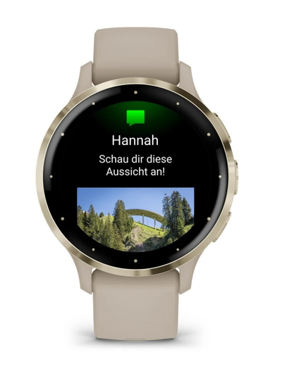 Ora smartwatch Garmin Venu 3S, AMOLED, 5 ATM, gri