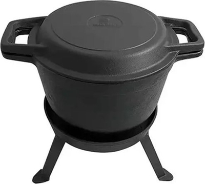 Kazan gjuetie Rössner MK-303, 8L, 3në1 tigan grill tenxhere, gri