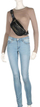 Çantë beli Love Moschino JC4003PP1FLA0110, ngjyrë krem