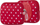 Çantë tualeti PIXIE CREW PIXIE Zipper Pouch, panel silikoni me pika, neopren, e kuqe