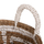 Set korbë dekorative 2-pjesësh Φ36x32-40Hcm (HM7846.01), bardhë