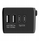 Adaptër udhëtimi BlitzWolf BW-TA1, 4 në 1, 2x USB USB‑C PD 20W, i zi