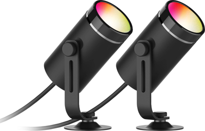 Set dritash kopshti Deltaco SH-GLKEX01, 2 copë, 6W, RGB, i zi