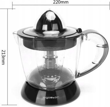 Цедалка за агруми Aigostar Citrus Juicer, 40W, мерна чаша 1L, црна
