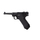 Pistolete ajri Ranger Luger P08 Parabellum, 4.5mm BB, metal, e zezë