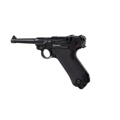 Pistolete ajri Ranger Luger P08 Parabellum, 4.5mm BB, metal, e zezë