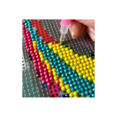 Set kreativ diamond art SPLAT PLANET Mace, kanavacë 30x40cm, shumëngjyrëshe