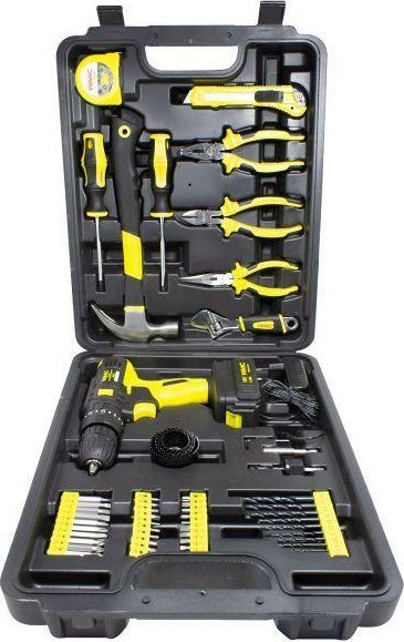 Set veglash WMC 1057, 57 copë, kaçavidë me bateri, valixhe plastike