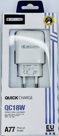 Karikues rrjeti Jellico A77, 18W, USB 3.0, i bardhë