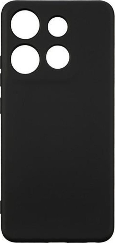 Futrollë silikoni Beline për Infinix Smart 7, me prekje të butë, rri mirë me karikim wireless, e zezë