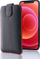Këllëf telefoni Forcell Ultra Slim M4 prej lëkure eko, për Samsung Galaxy S2 i9000 S8600, i zi