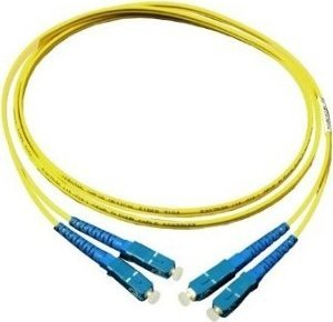 Kabllo fibër optike Alcasa LW-903SC, 3 m, 2x SC, e verdhë