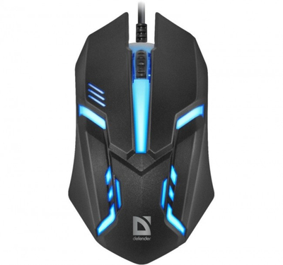 Mouse gaming Defender Cyber MB-560L, 1200 DPI, me kabllo, i zi