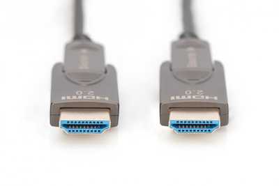 Kabllo HDMI Digitus AK-330127-100-S, 10m, UHD 4K, e zezë