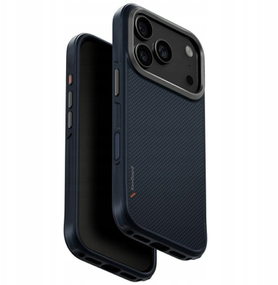 Maskë mbrojtëse Uniq Keva për iPhone 17 Pro, MagSafe, TPU, e kaltër