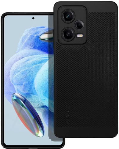 Kapak telefoni OEM BREEZY për Xiaomi Redmi Note 14 Pro Plus 5G, plastik, i zi