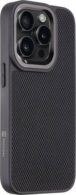 Mbrojtëse telefoni Tactical Blast Pit për iPhone 15 Pro, TPU, e zezë