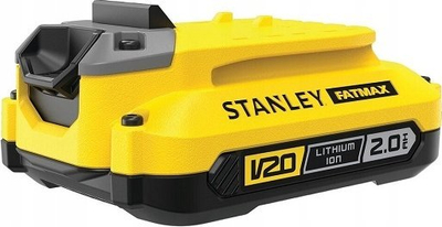 Set veglash Stanley SFMCK210D1 FATMAX V20, kaçavidë goditëse 18V, bateri 2.0Ah, elektrik dore LED