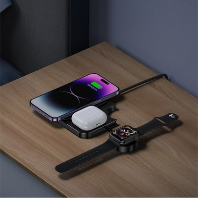 Karikues wireless Usams US-CD190, 3in1, 15W, i zi