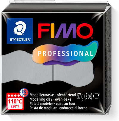 Моделирна глина FIMO Professional, за печење во рерна, dolphin grey
