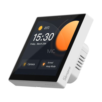 Panel inteligjent muri Sonoff NSPanel Pro, ekran 3.95", Wi-Fi Zigbee, i bardhë