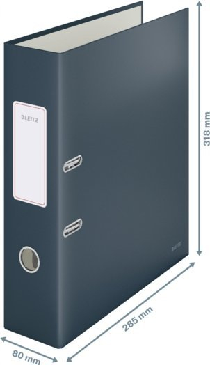 Dosje levë Leitz 180 Cosy, 80mm, soft touch, e kuqe