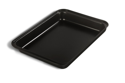 Tepsi pjekjeje Vanora, 42.5x29x5 cm, Teflon, e zezë