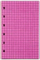 Fletore insert Antra Grid, format xhepi 125x80 mm, 20 fletë, rozë