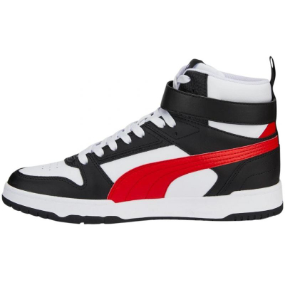 Këpucë sport Puma Rbd Game M 385839 05, lëkurë natyrale, SoftFoam+, të bardha