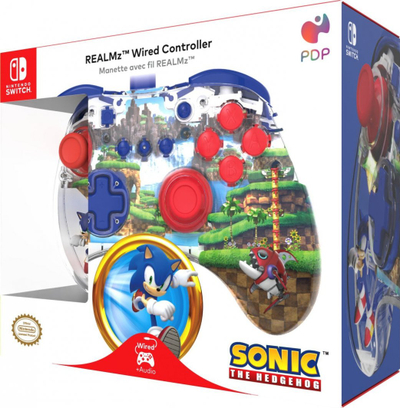 Kontroller PDP RealMz Sonic Green Hill Zone, me kabllo, shumëngjyrësh