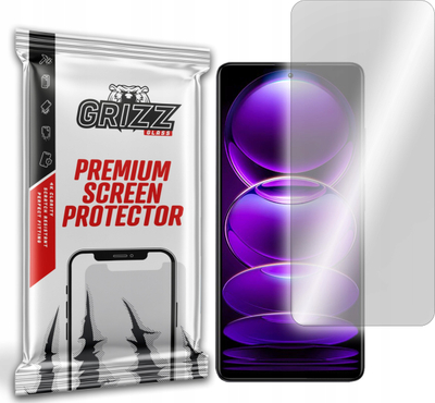 Xham mbrojtës GrizzGlass Hybrid Glass për Xiaomi Redmi Note 12 Explorer, transparent