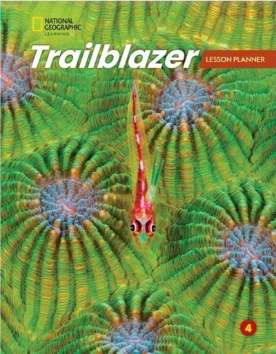 Книга по англиски јазик Trailblazer 4, со платформата Spark, за ученици