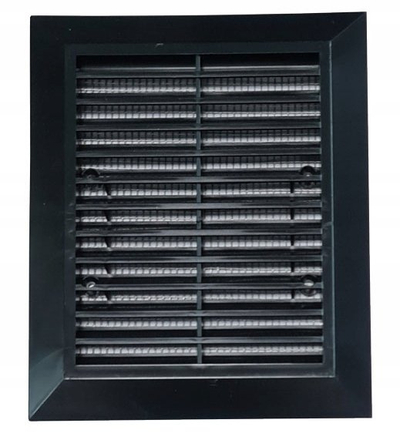 Rrethojë ventilimi Awenta T48aCZ, 110x140mm, PVC, e zezë