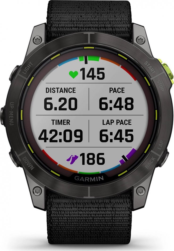 Orë Smart Garmin Enduro 2, e zezë 4