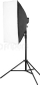 Set ndriçimi kontinual studio Freepower 107, softbox 50x70cm, 1500W 5500K, i zi