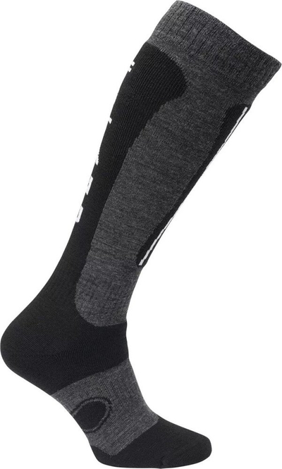 Çorape të gjata ski Fitanu Jonar, merino, madhësia 39-42, gri e zezë