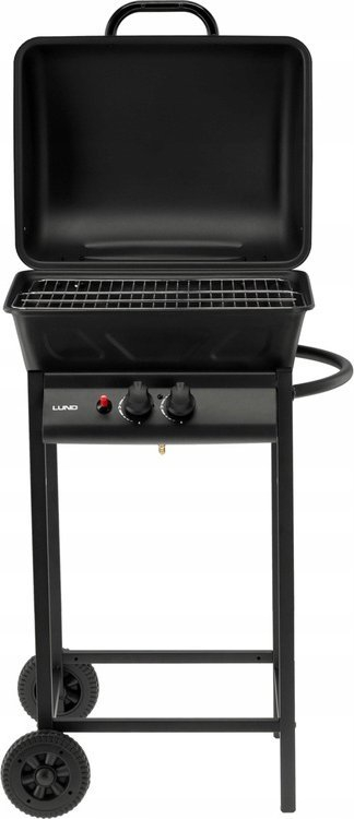 Grill me gaz Lund 99657, 2 brenera, 5.5 kW, i zi