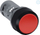 Buton shtypës ABB CP1-10R-20, momentar, DPST-NO, i kuq