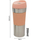 Gotë termike Excellent Houseware, 350ml, çelik inox, rozë