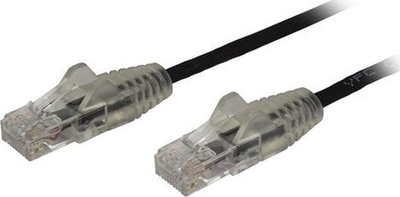 Kabëll rrjeti StarTech.com CAT6, 2.5 m, i hollë, RJ45 snagless, i zi