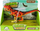 Lodër dinosauri Animal World T Rex, 23 cm, plastike, portokalli me të zezë