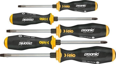 Set kaçavidash Felo Ergonic, 5 copë, për goditje
