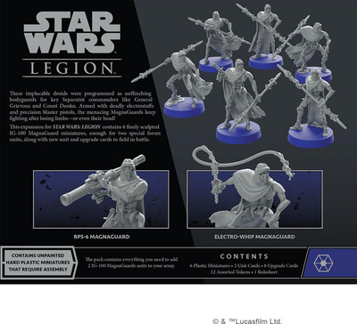 Lojë Fantasy Flight Games: paketë shtesë për Star Wars Legion: IG-100 MagnaGuard