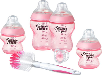 Set shishe për fëmijë Tommee Tippee, 4 copë, transparente