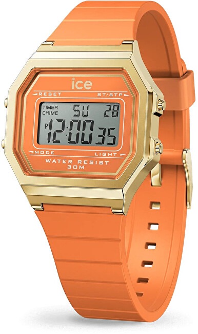 Orë digjitale për femra Ice Watch, Portokallë
